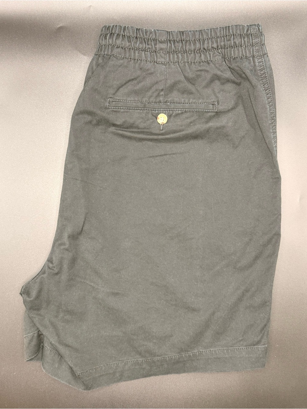 Men’s Polo Ralph Lauren Black Elastic Waist Polo Shorts with Zip Fly SZ XL - Picture 4 of 9